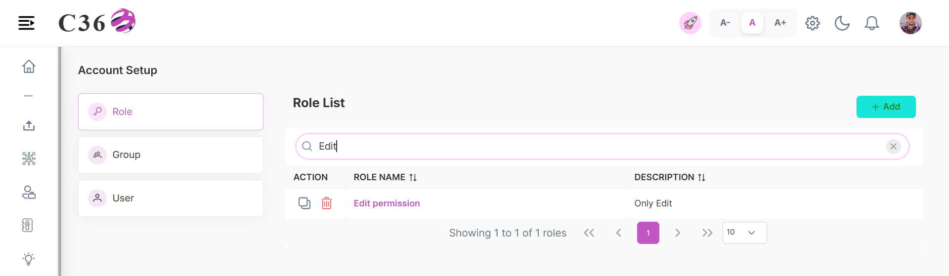 Role Search