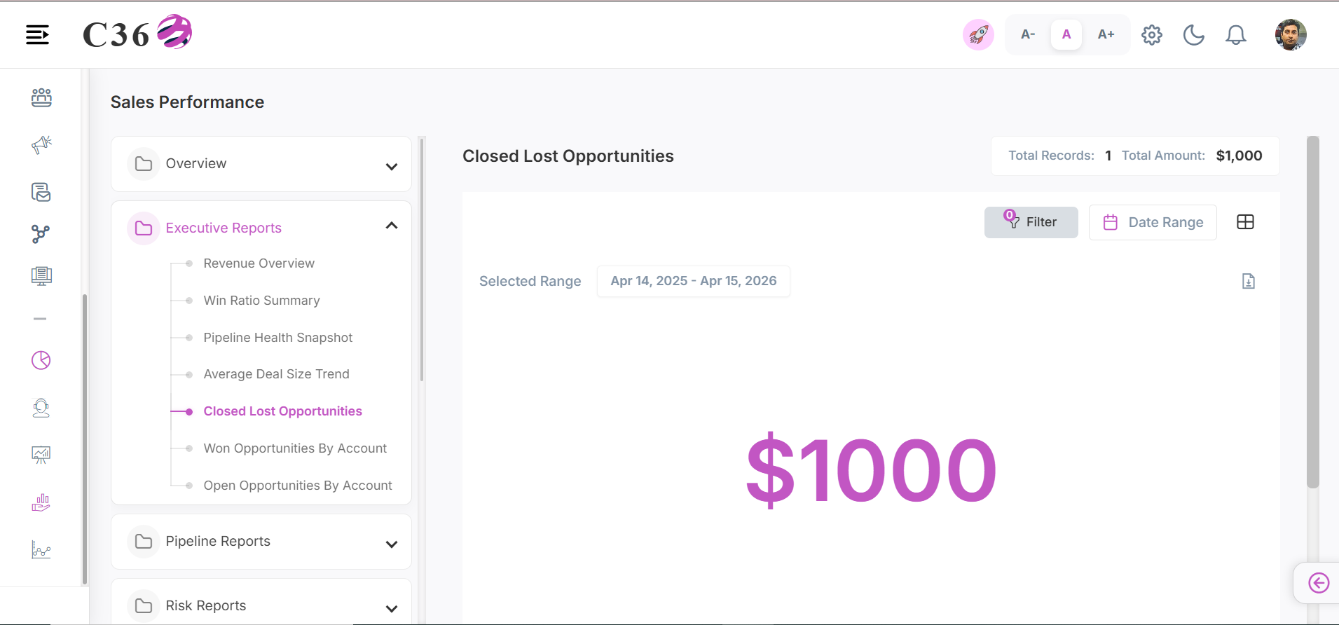 close lost opportunities