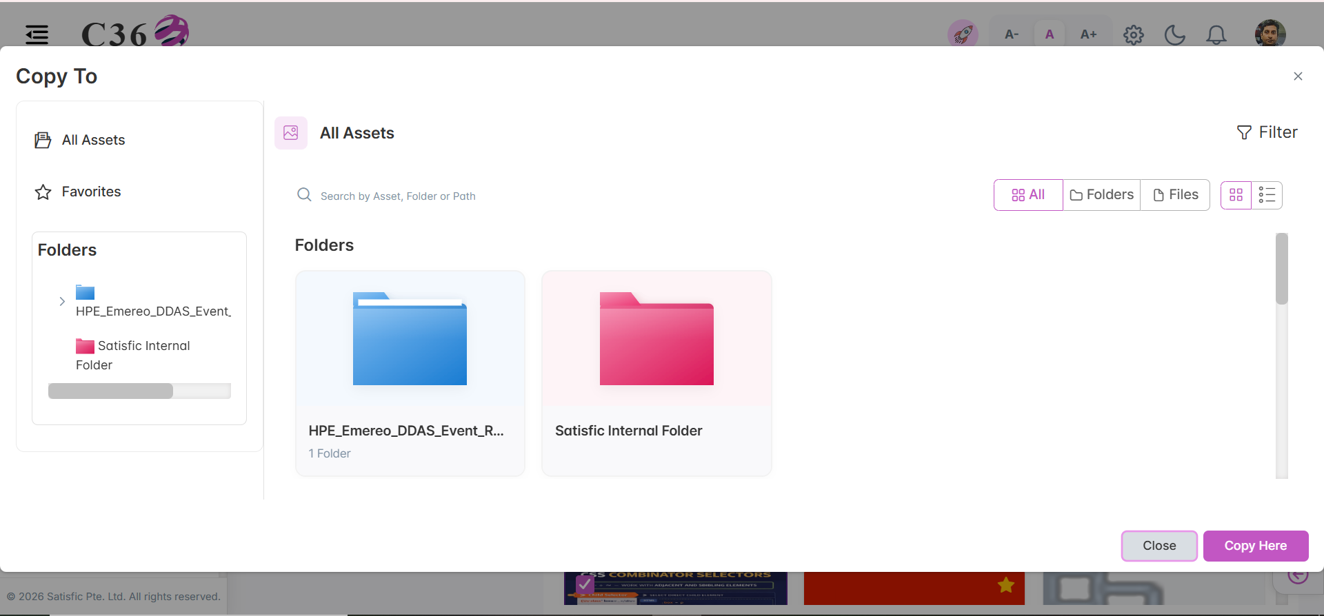 Copy Assets